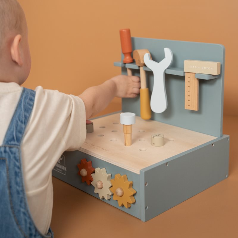 Mini Workbench and Drill Play Set Bundle