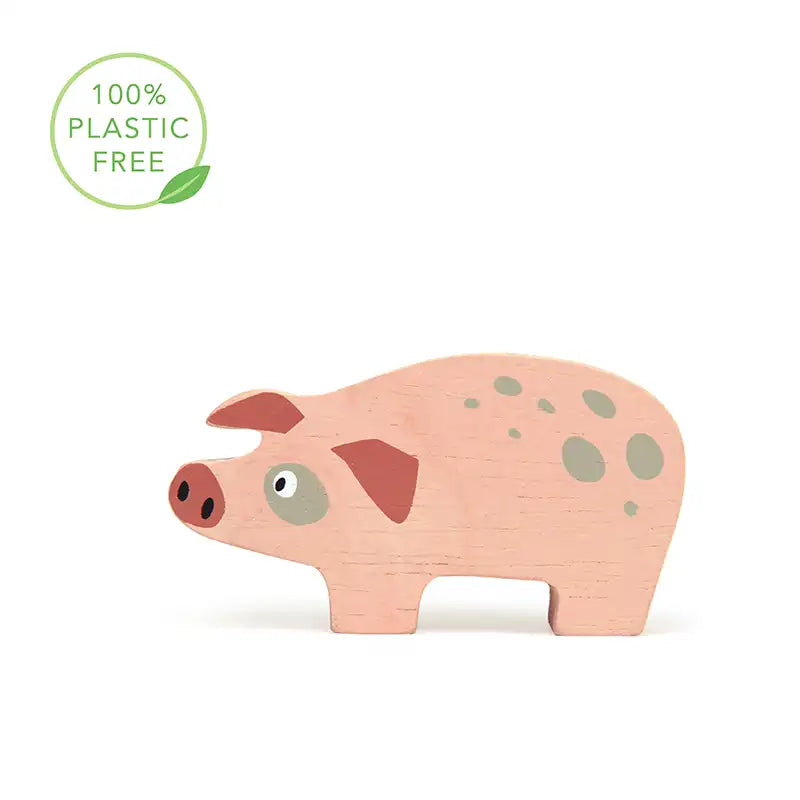 Wooden Farmyard Animals Shelf