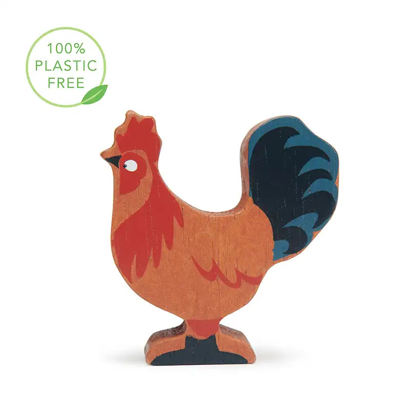 Wooden Farmyard Animals Shelf