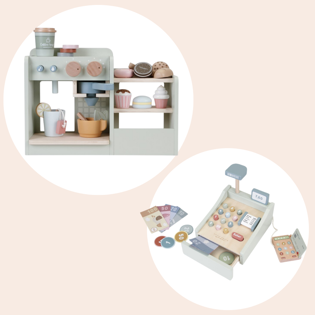 Coffee Corner & Cash Register with Scanner Bundle