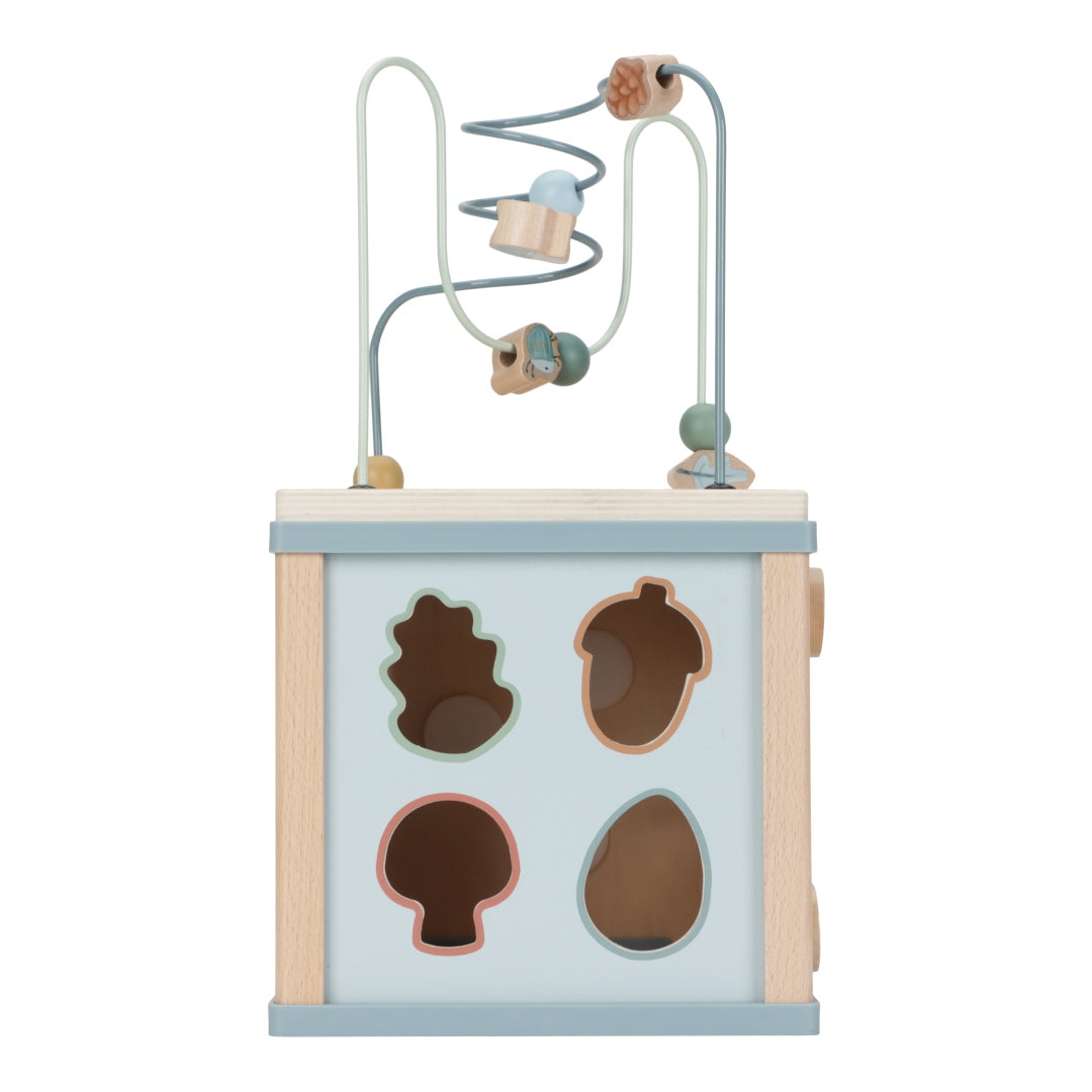 Forest Friends Wooden Activity Cube