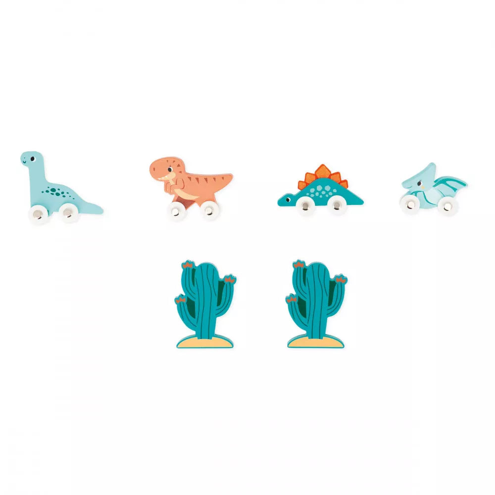 Dinosaur Wooden Play Garage