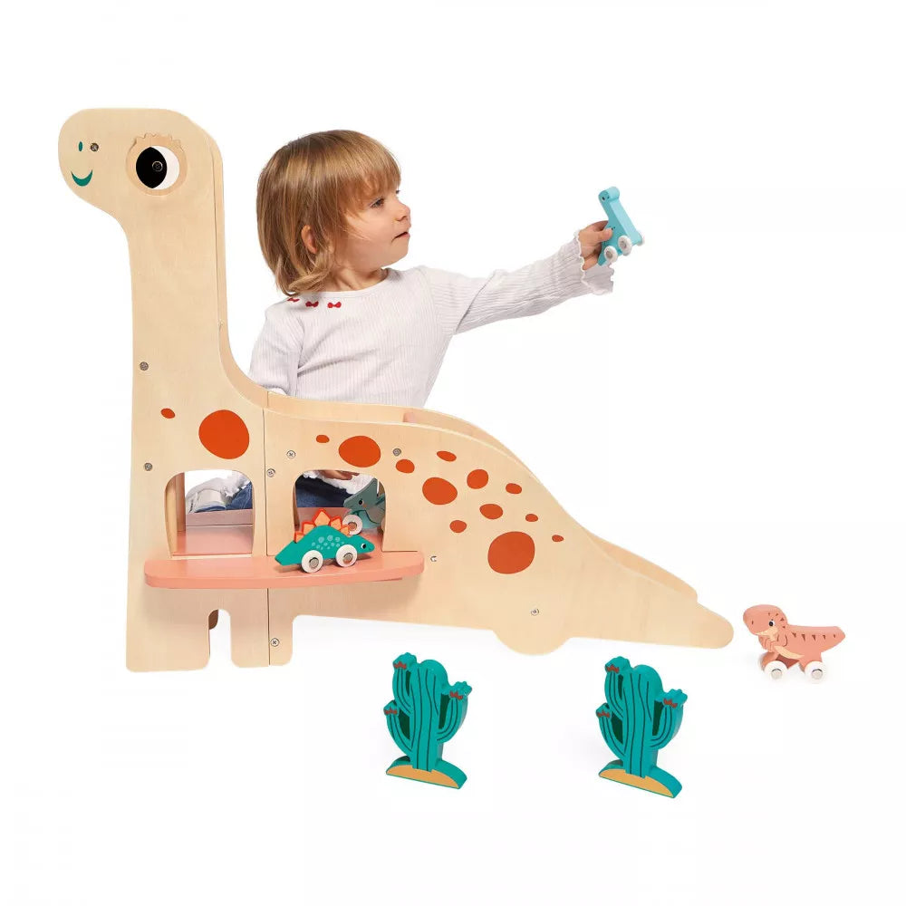 Dinosaur Wooden Play Garage