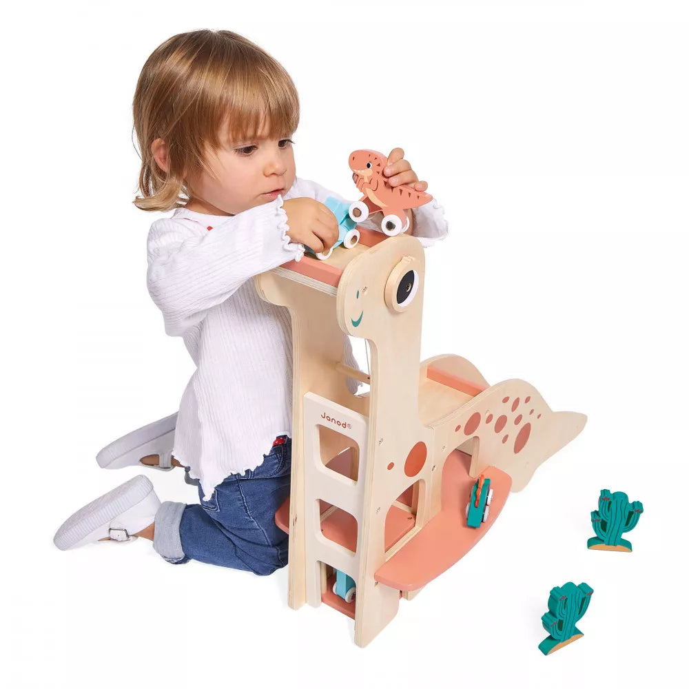 Dinosaur Wooden Play Garage