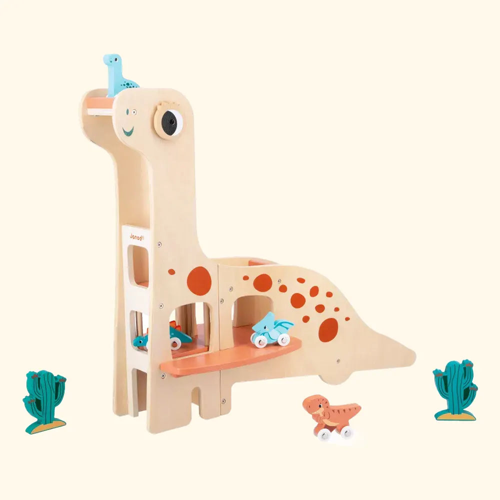 Dinosaur Wooden Play Garage