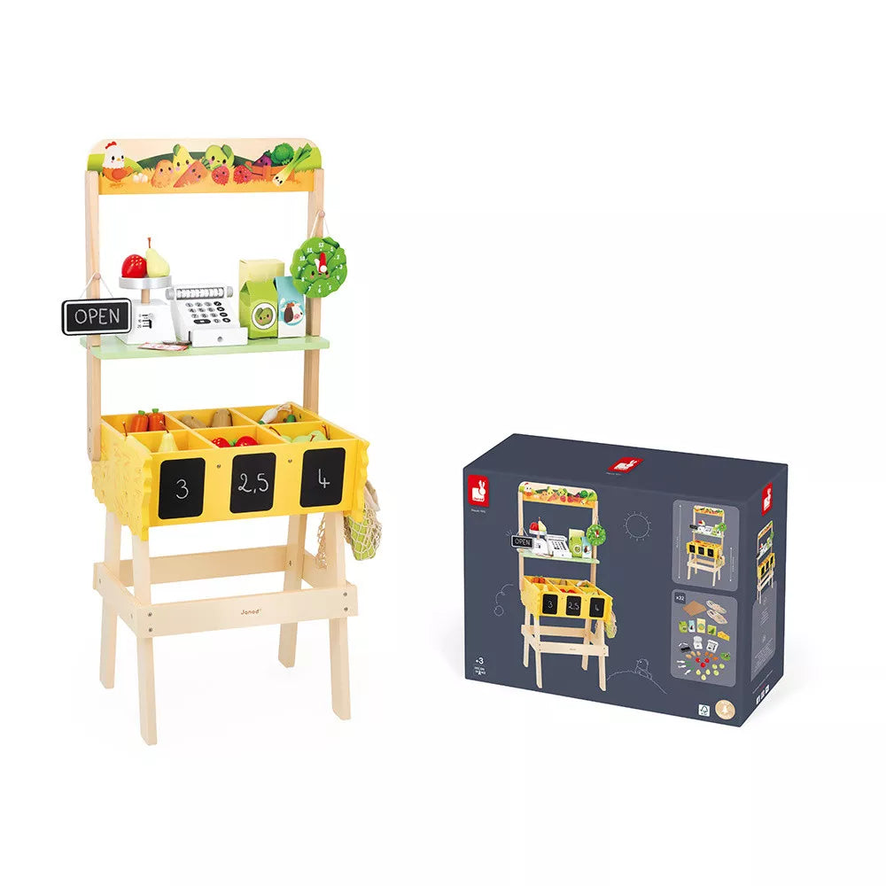 Wooden Food Market Stall