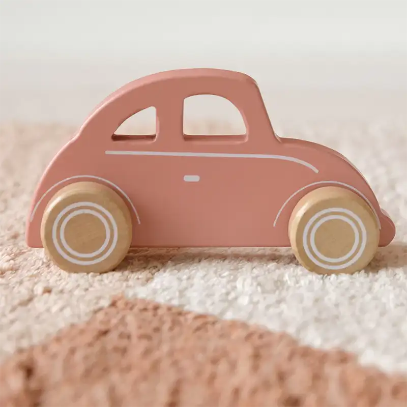 Wooden Car - Pink