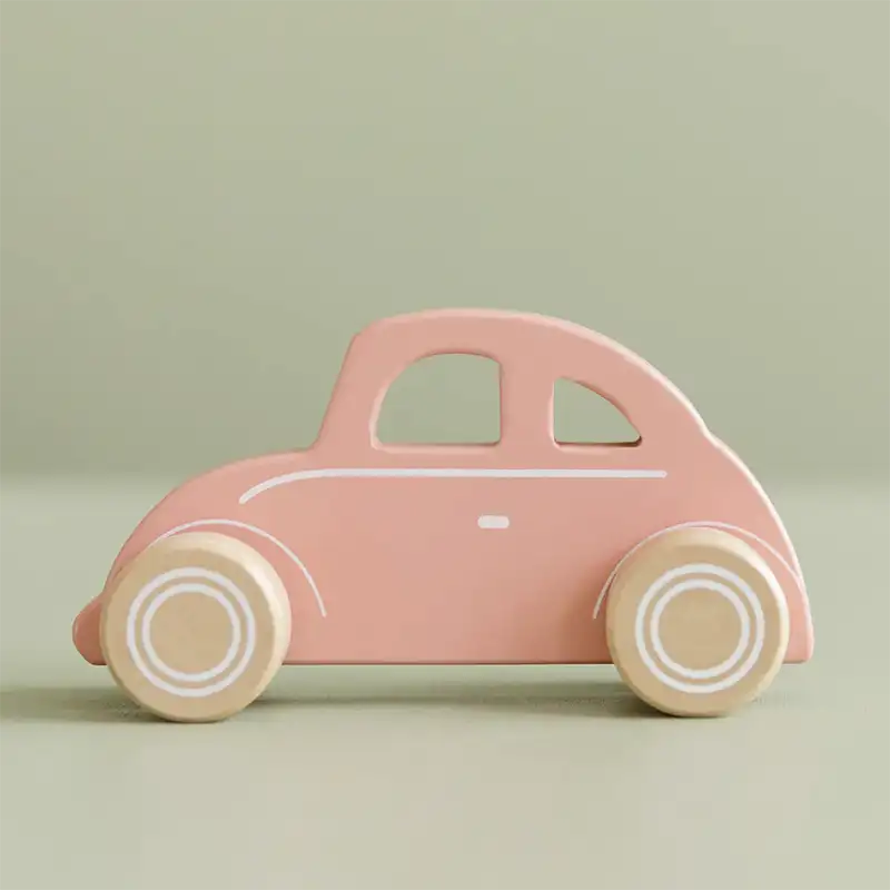Wooden Car - Pink