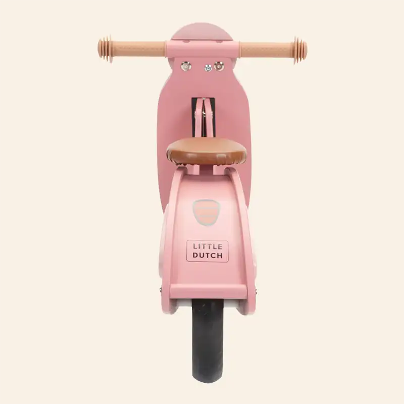 Wooden Balance Bike Scooter - Pink