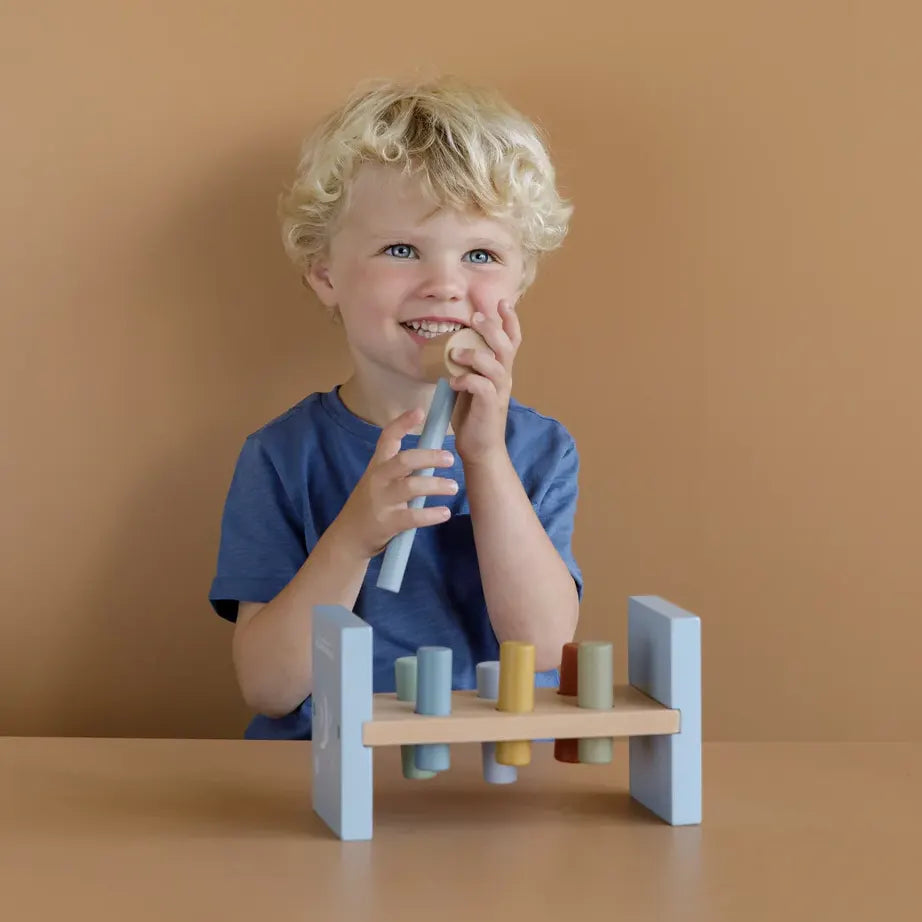 Forest Friends Wooden Hammer Pounding Bench