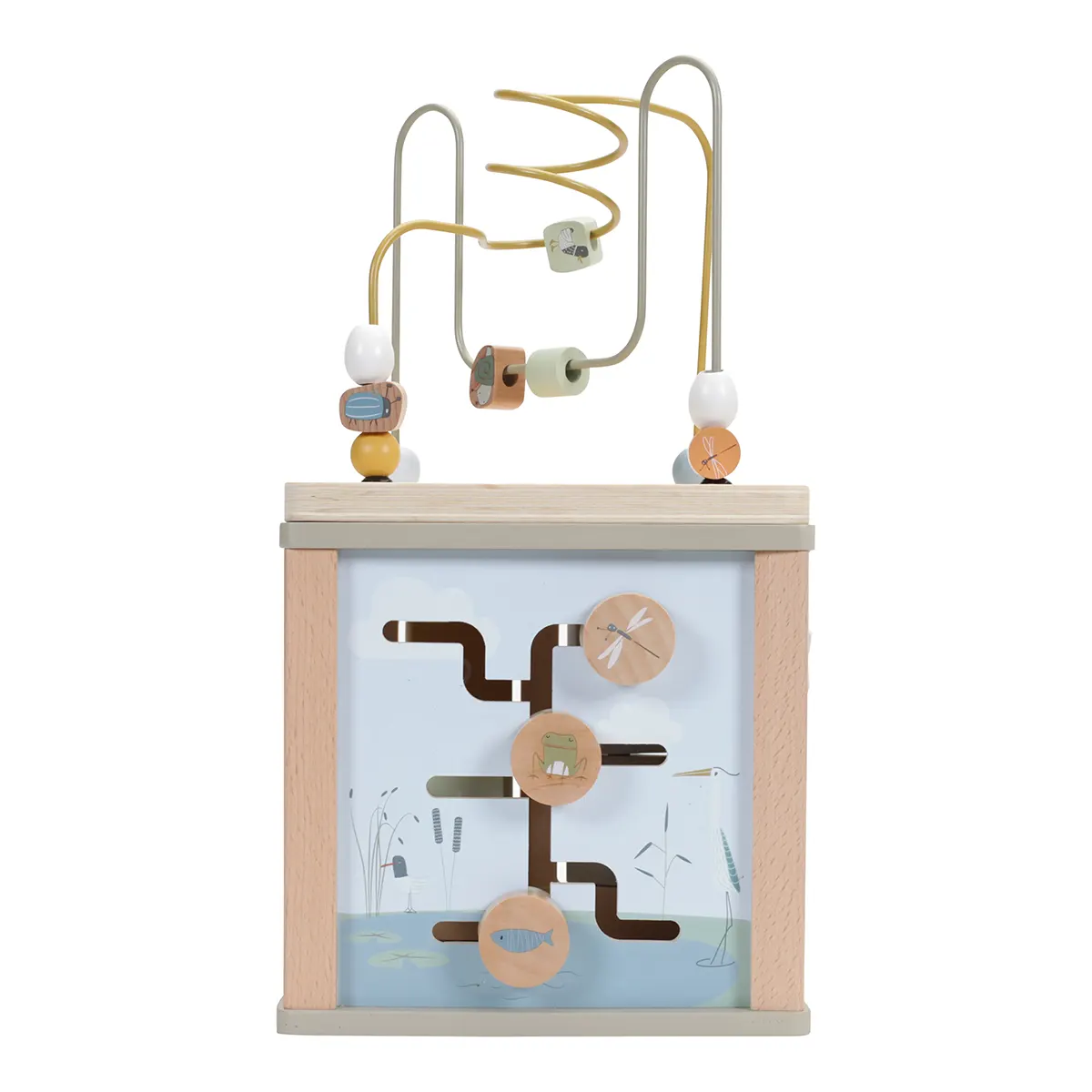 Wooden Activity Cube Little Goose