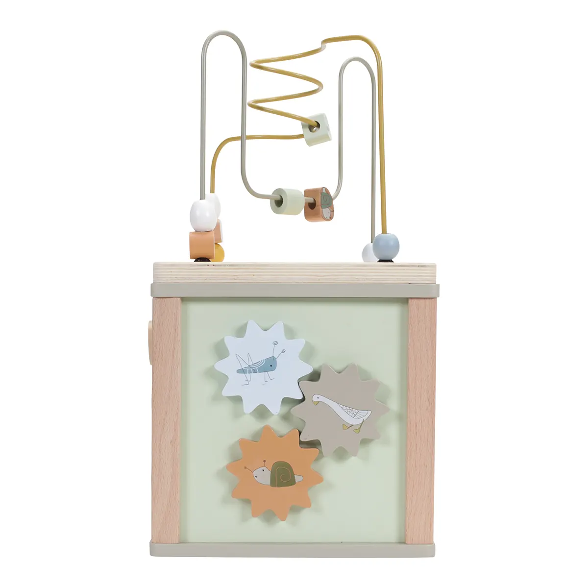 Wooden Activity Cube Little Goose