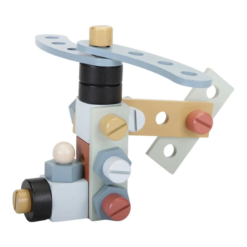 Wooden Workbench With Toy Tools