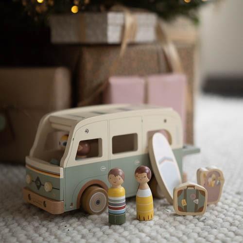 Wooden Vintage Campervan Toy