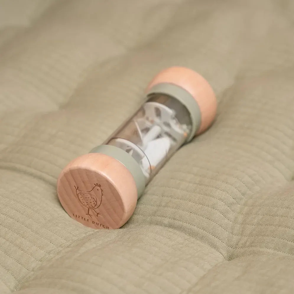 Sensory Baby Rain Rattle - Little Farm