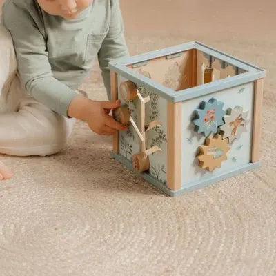 Forest Friends Wooden Activity Cube