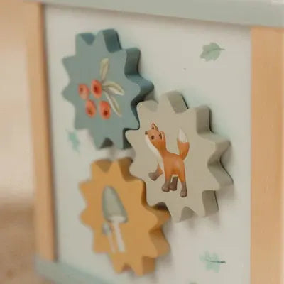 Forest Friends Wooden Activity Cube
