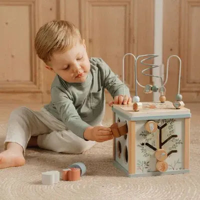Forest Friends Wooden Activity Cube