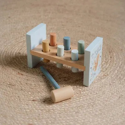 Forest Friends Wooden Hammer Pounding Bench