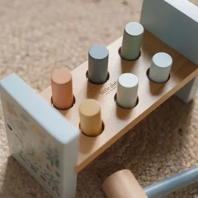 Forest Friends Wooden Hammer Pounding Bench