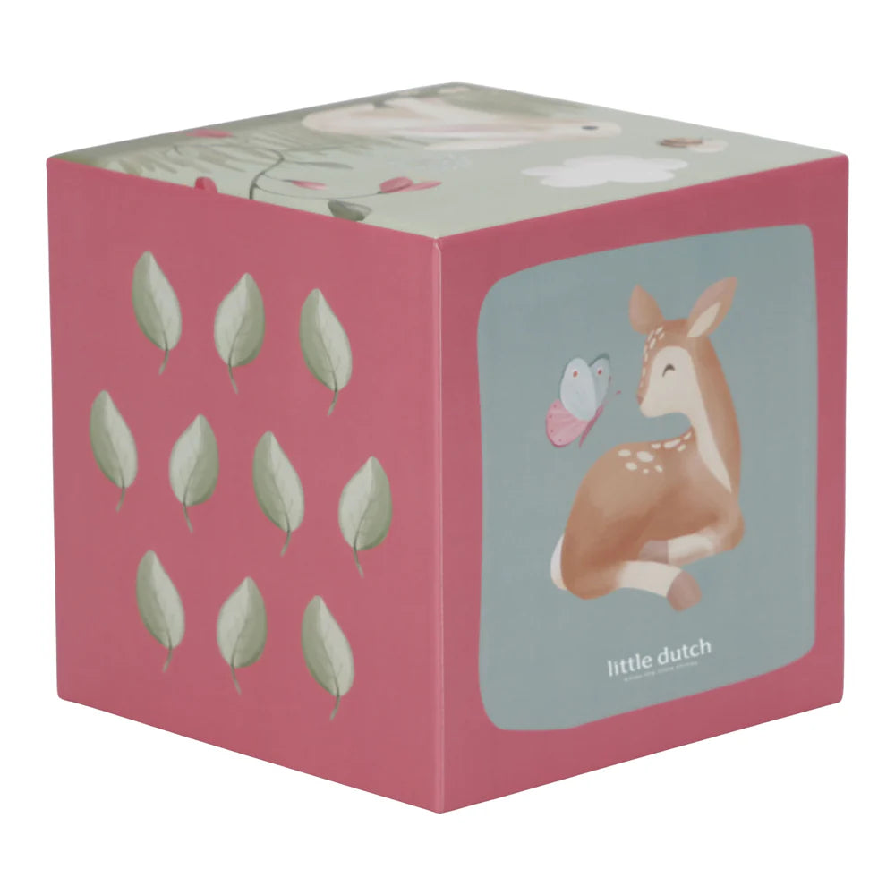 Fairy Garden Building Cube Blocks Cardboard