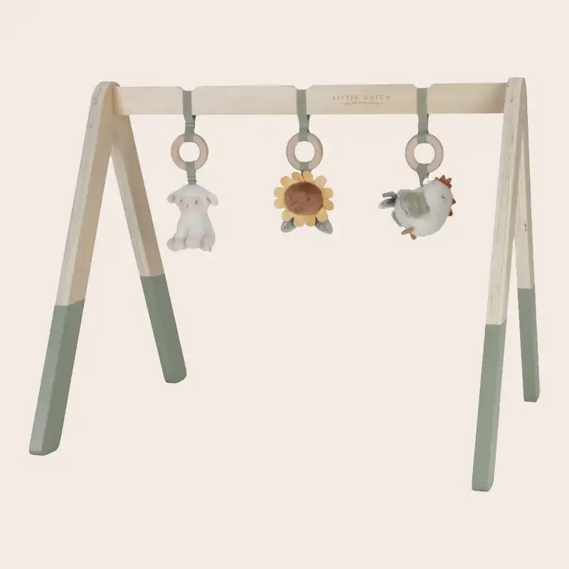 Little Farm Wooden Play Activity Baby Gym (Excludes Mat)
