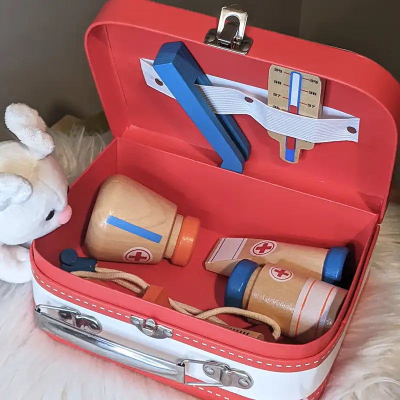 Wooden Vet Doctor Kit