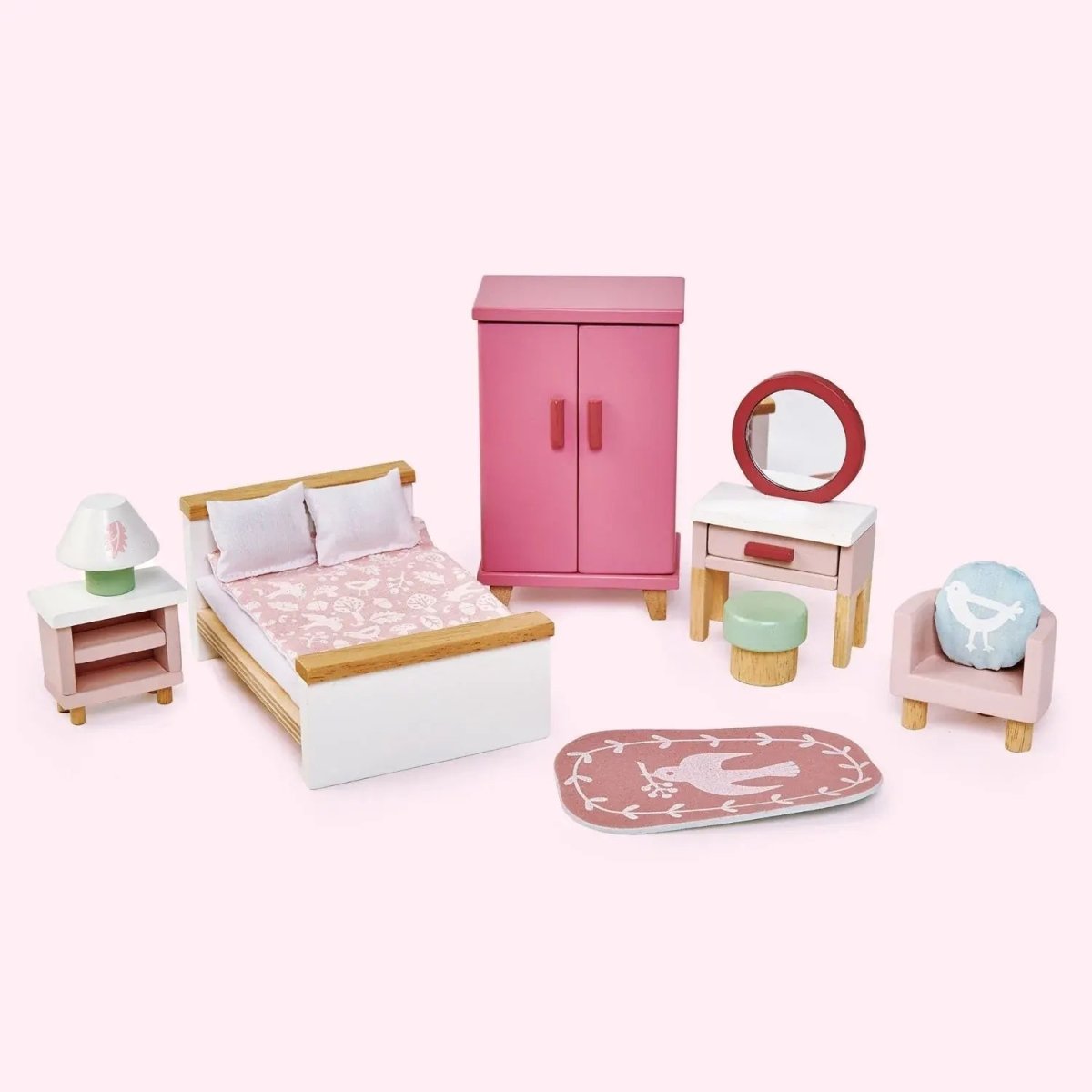 Dovetail House Wooden Dolls House 6 Piece Bundle