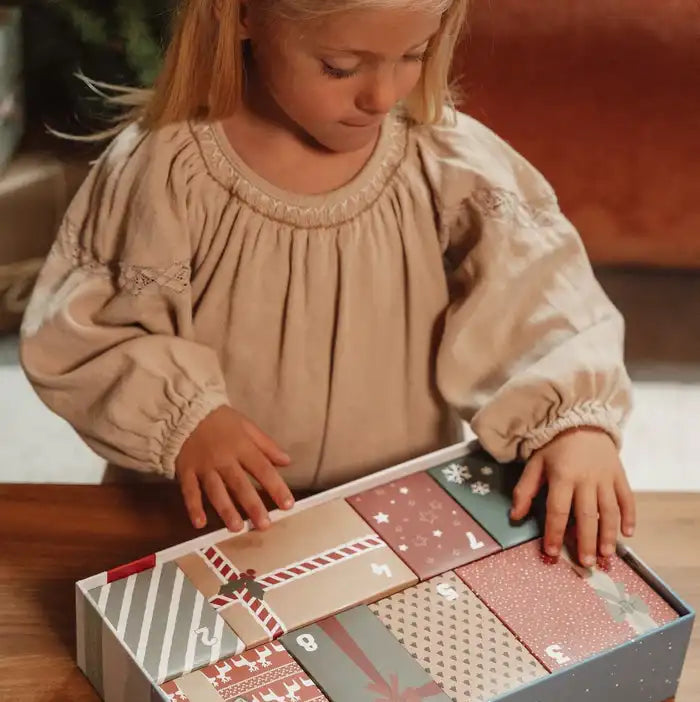 Advent Calendar Winter Christmas Theme Scene