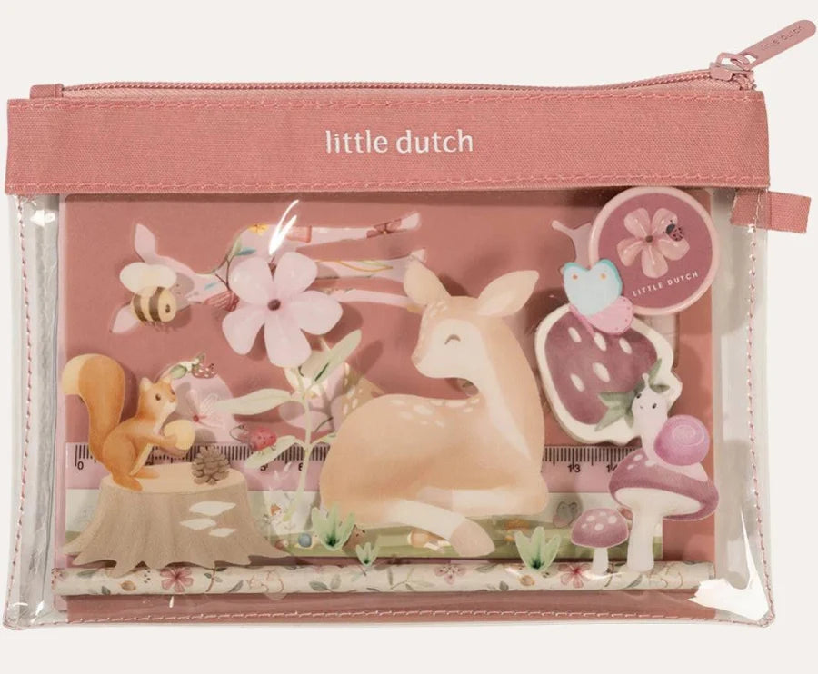 Fairy garden pencil stationary case
