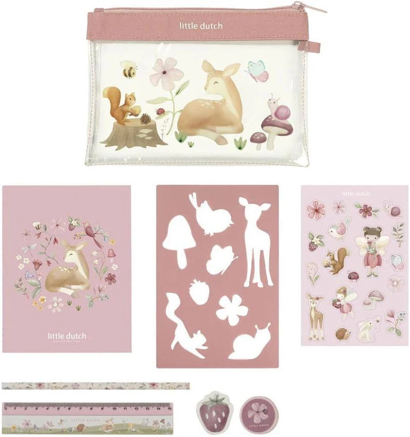 Fairy garden pencil stationary case