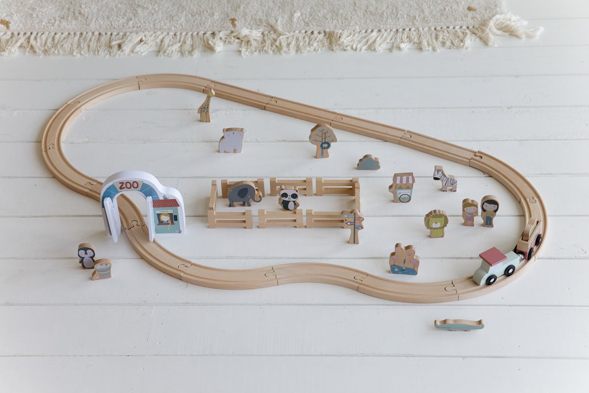 Wooden Zoo Railway Train Extension