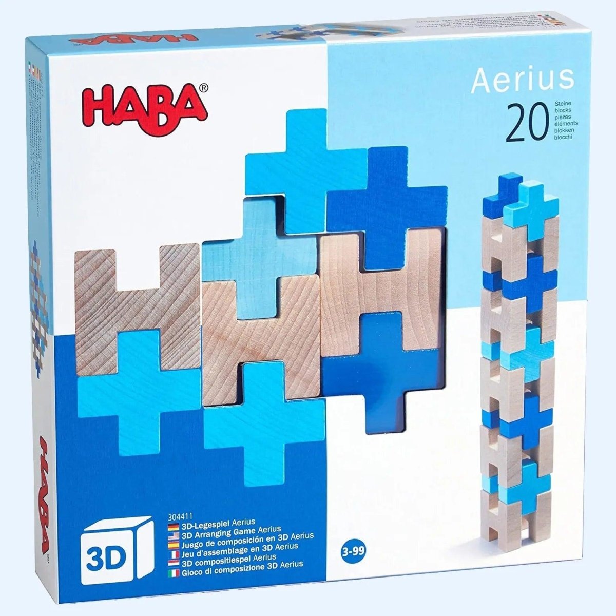 3D Aerius Creative Wooden Block Puzzle Game For Kids - Zidar Kid