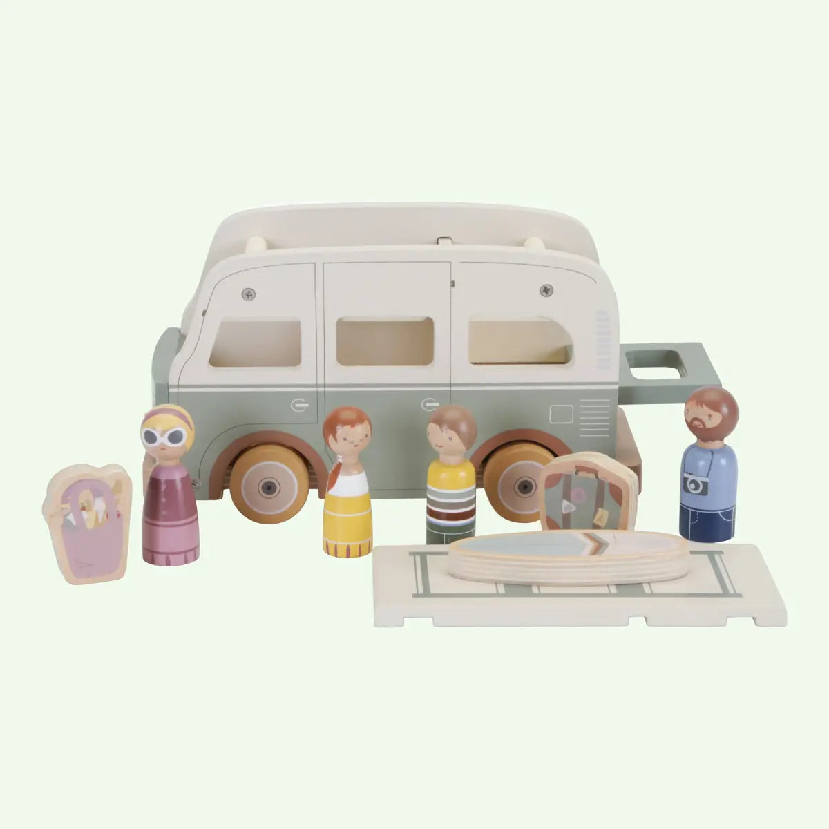 Wooden Vintage Campervan Toy