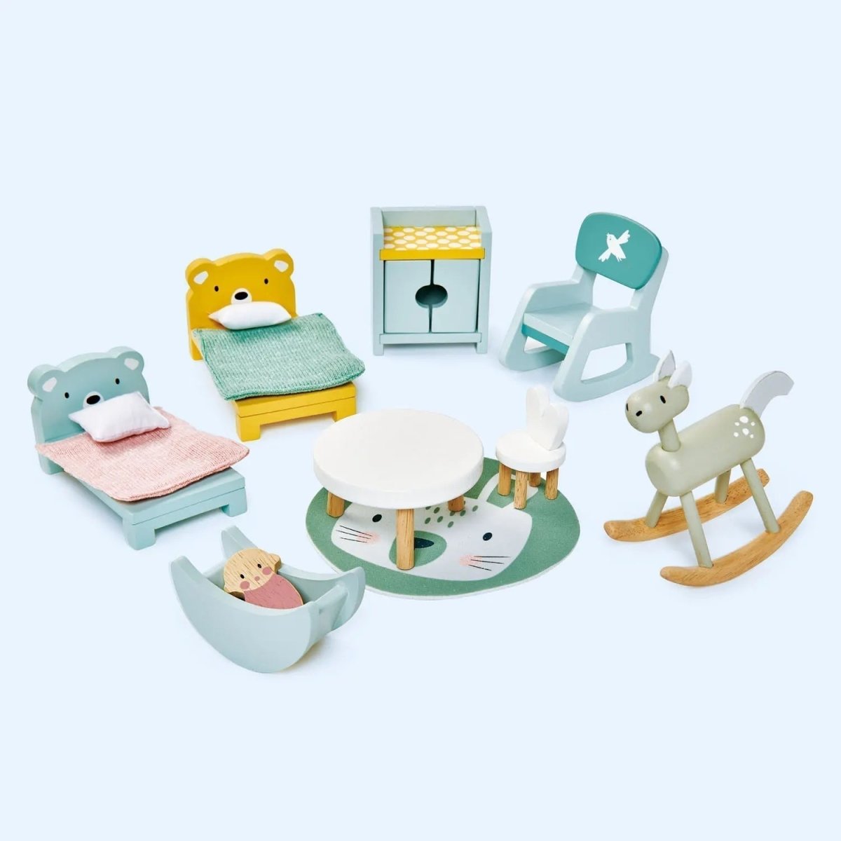 Dovetail Dolls House Children's Room Furniture - Zidar Kid