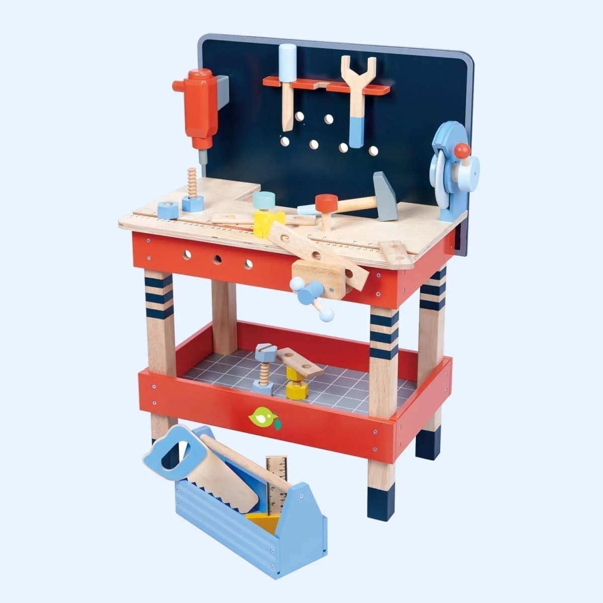 Kids Pretend Wooden Tool Bench - Zidar Kid