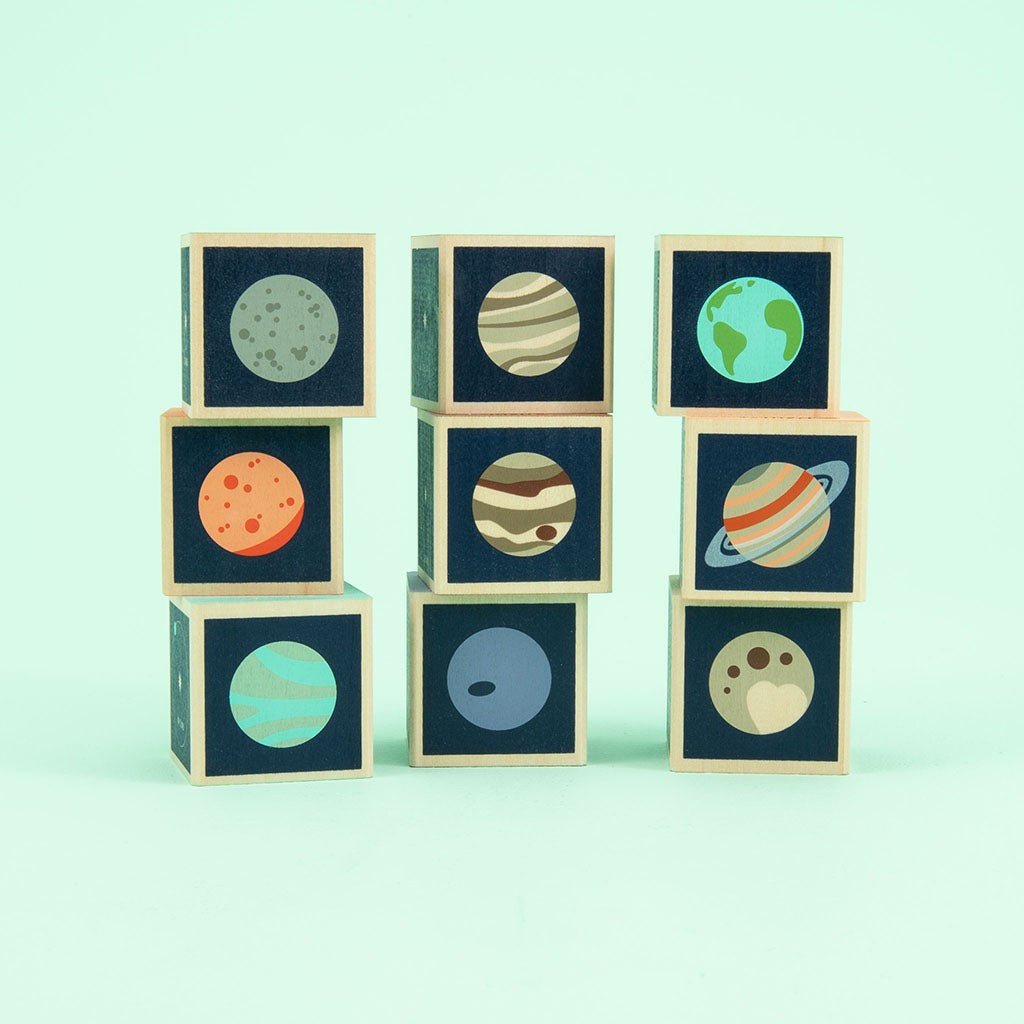 Planet Wooden Blocks - Zidar Kid