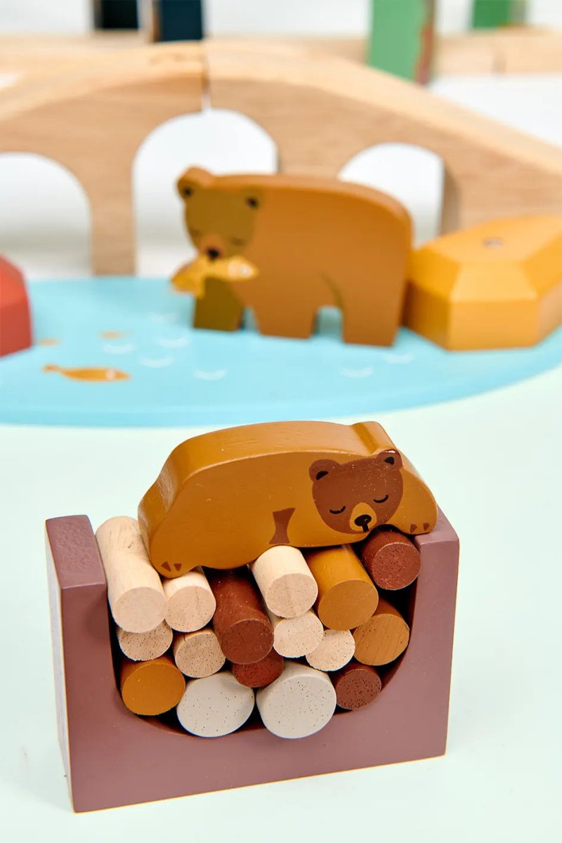 Wild Pines Wooden Train Set - Zidar Kid