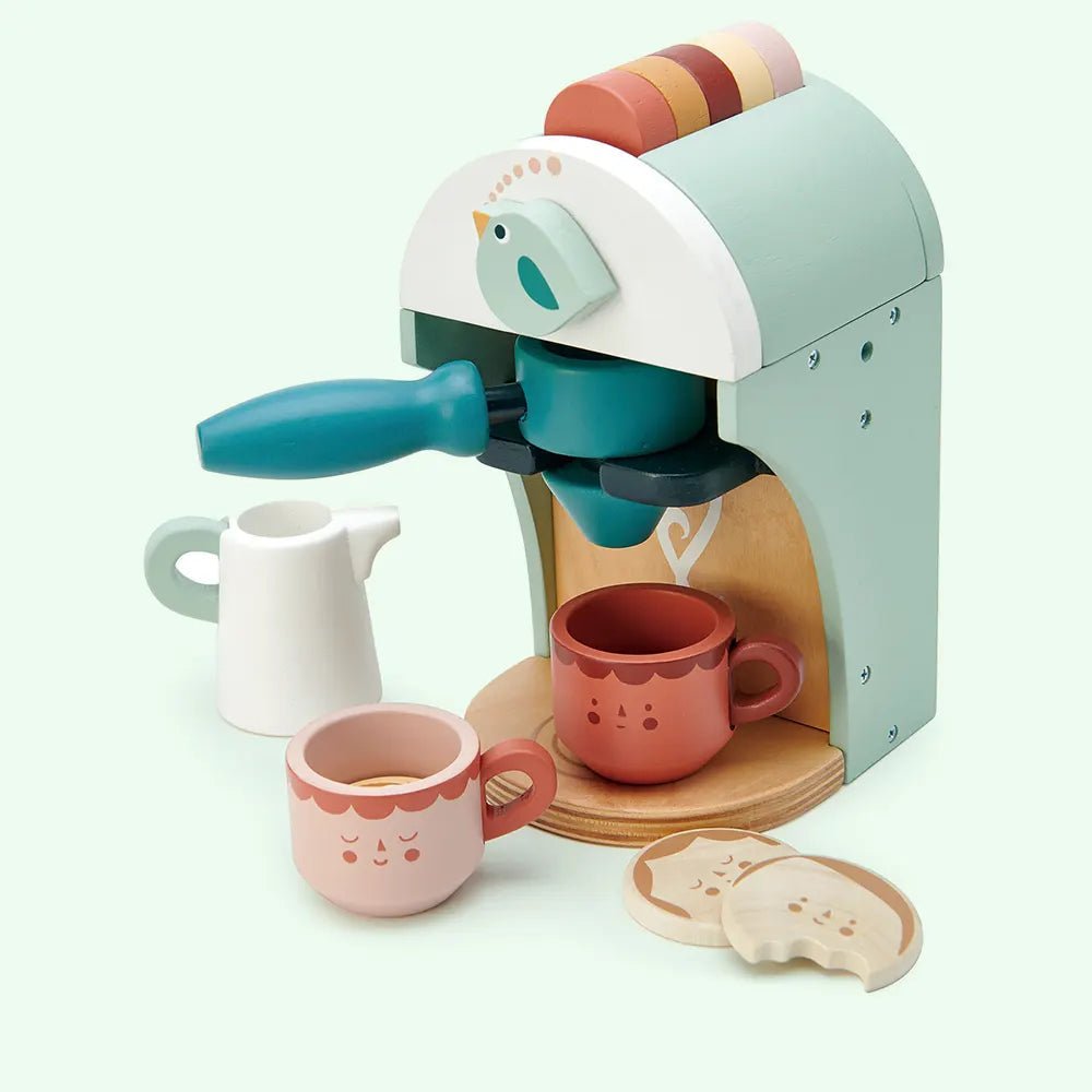 Wooden Babyccino Coffee Maker Toy - Zidar Kid