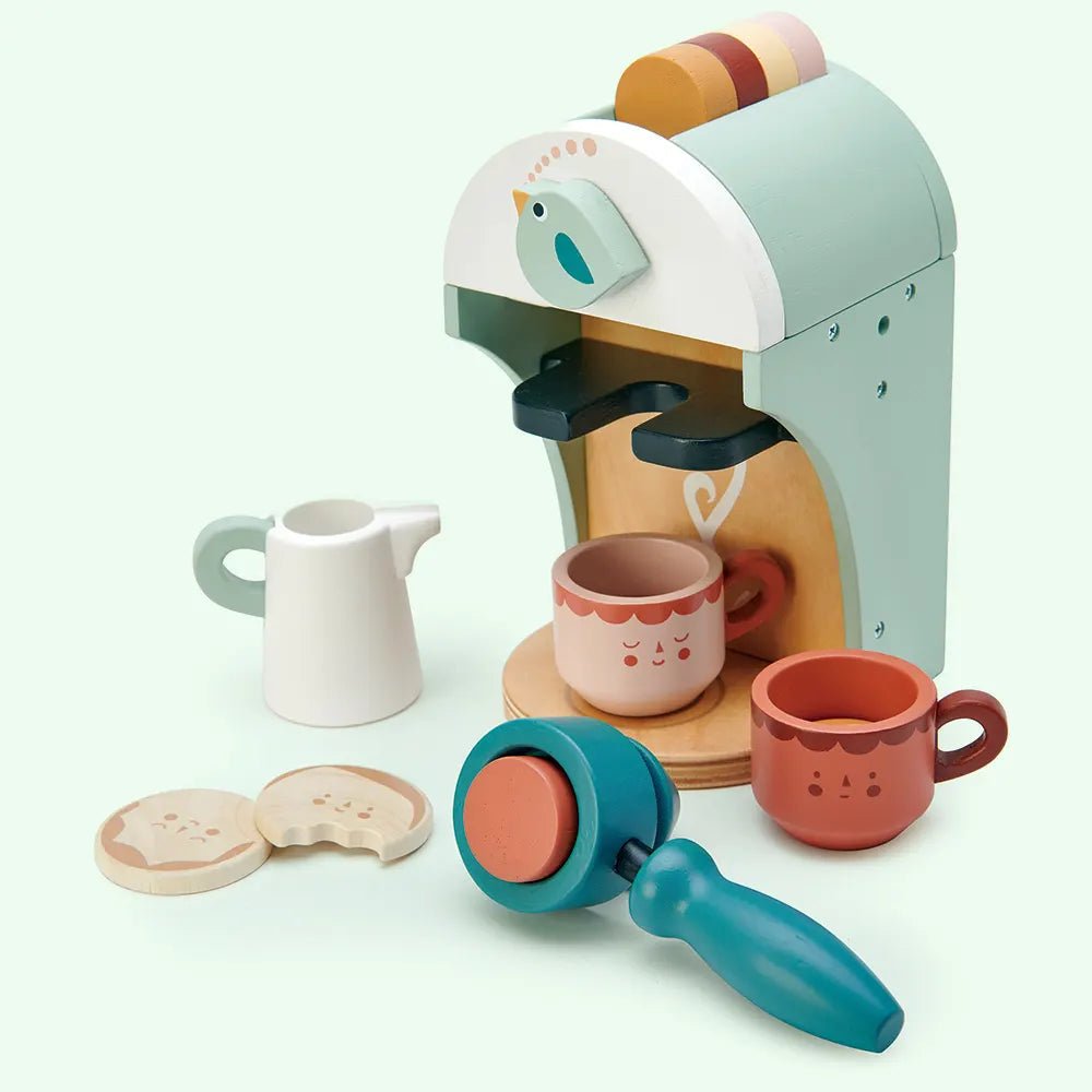 Wooden Babyccino Coffee Maker Toy - Zidar Kid