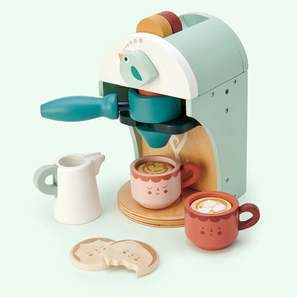 Wooden Babyccino Coffee Maker Toy - Zidar Kid