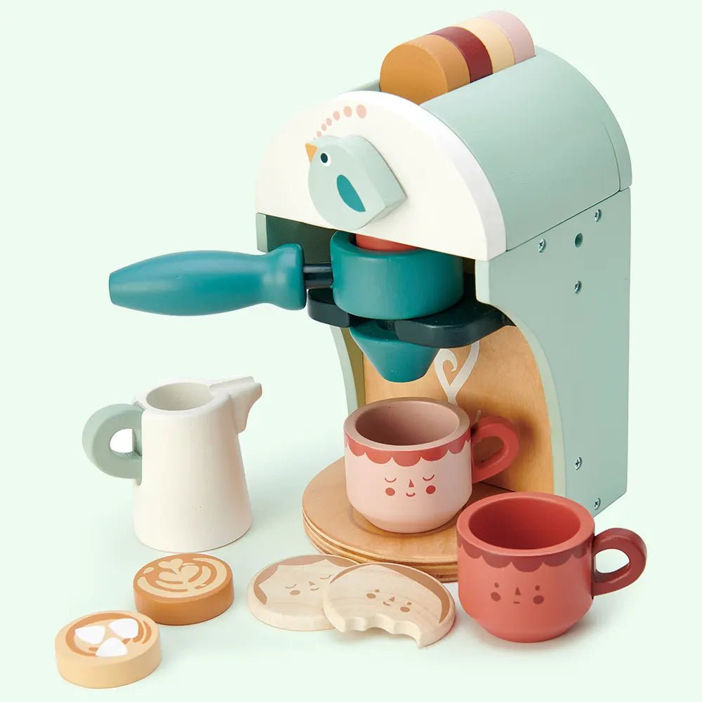 Wooden Babyccino Coffee Maker Toy - Zidar Kid