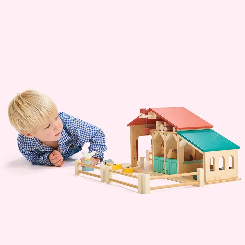 Wooden Farm & Animals - Zidar Kid