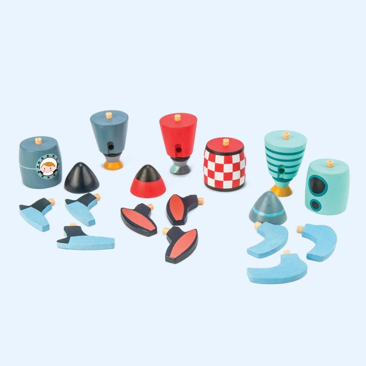 Wooden Rocket Construction Set - Zidar Kid