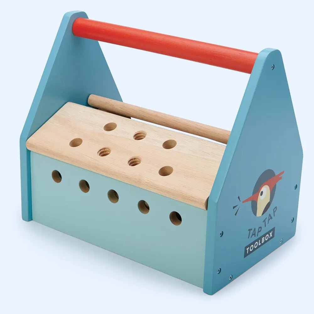 Wooden Tap Tap Kid's Tool Box - Zidar Kid