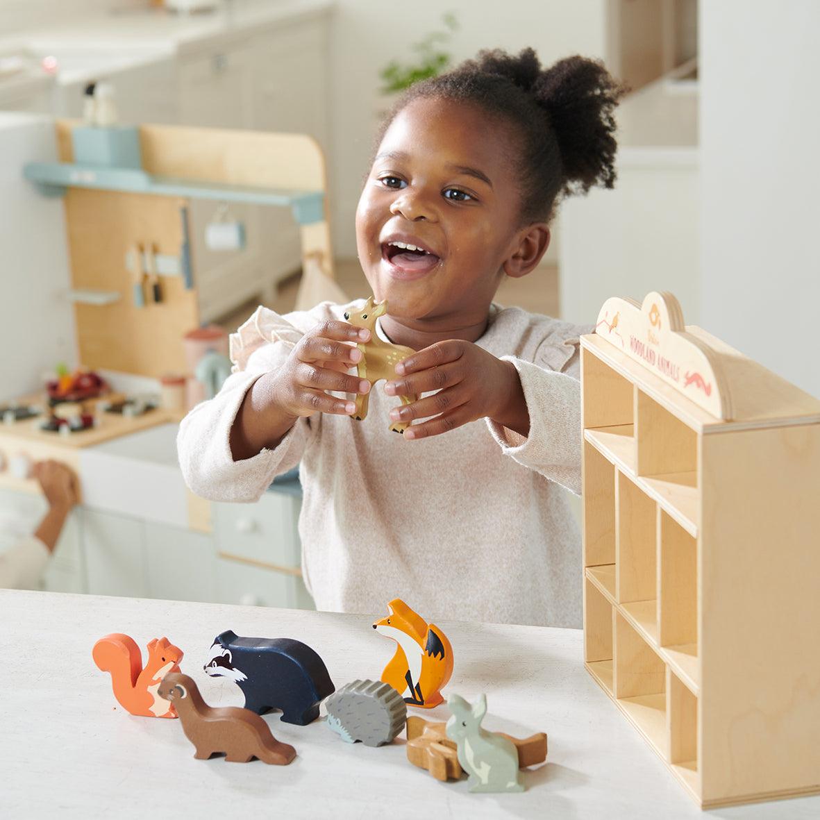 Woodland Animals & Presentation Shelf - Zidar Kid