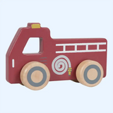 Wooden Emergency Service Vehicles Set