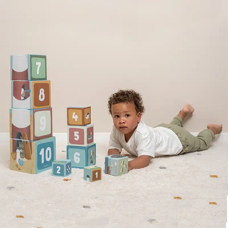 Building Cube Blocks Cardboard - Sailor Bay