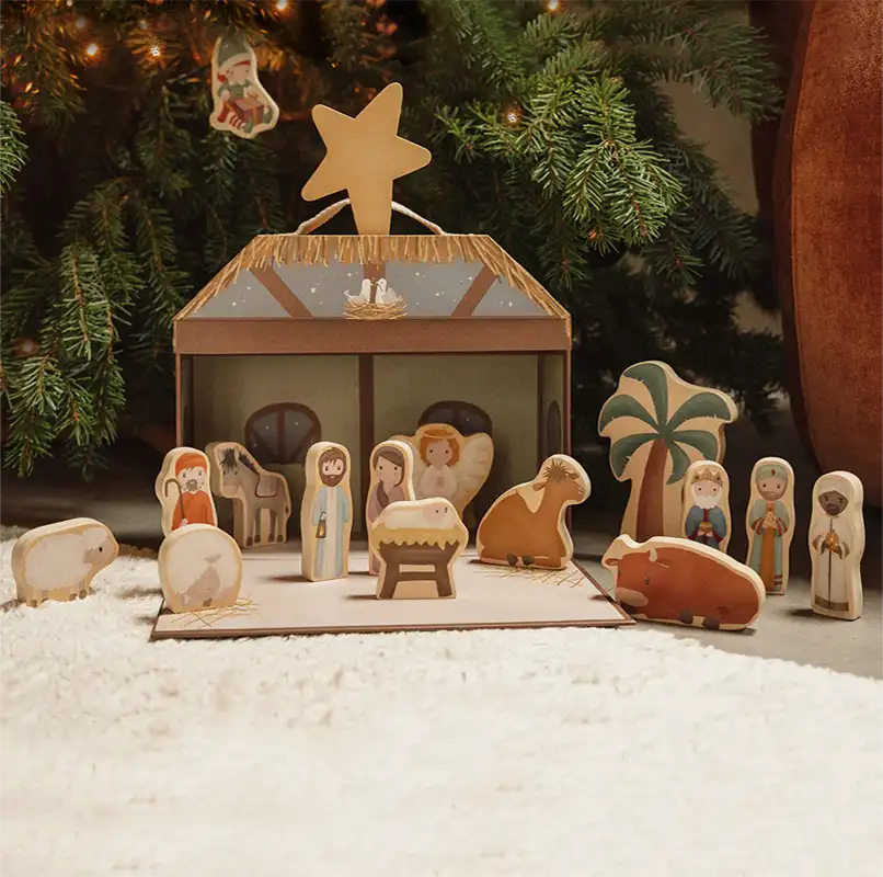 Christmas Nativity Scene Playset