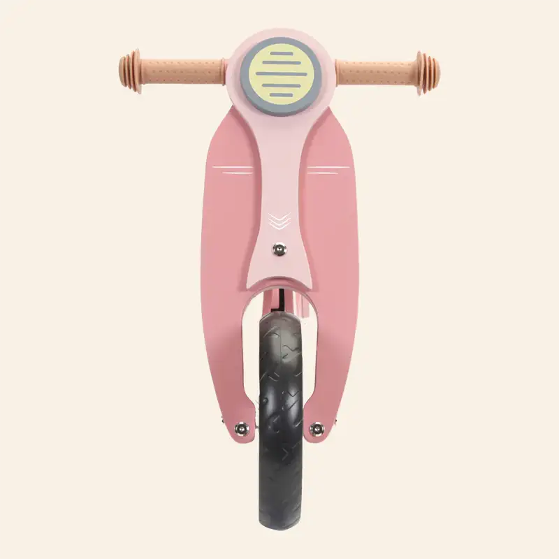 Wooden Balance Bike Scooter - Pink